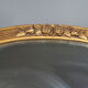 Old mirror frame Art Deco wood & gilded stucco 54x32,5 cm SB