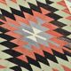 Geometric Madalion Design Kilim Rug, 181x320Cm Rug For Living Room