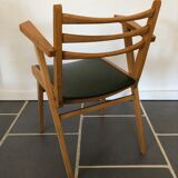 Vintage 50s bridge armchair
