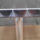 Metal bistro table