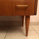 Scandinavian wooden chest of drawers from the 1960s