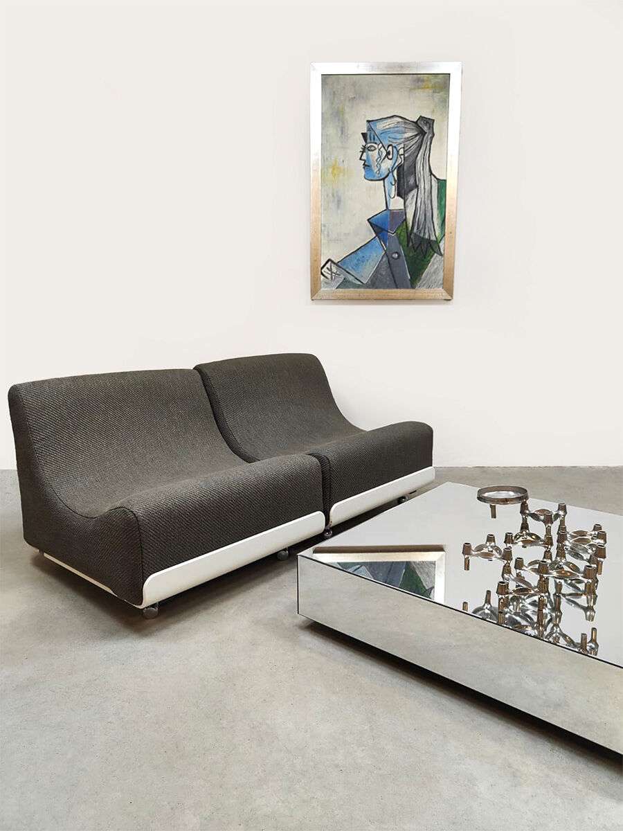 Vintage modular Orbis lounge chairs Luigi Colani COR 1970s