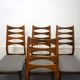 Ensemble de 4 chaises danoises années 60