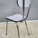 Chaise 1970 Formica gris