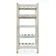 Etagère blanche en bois à 5 étages