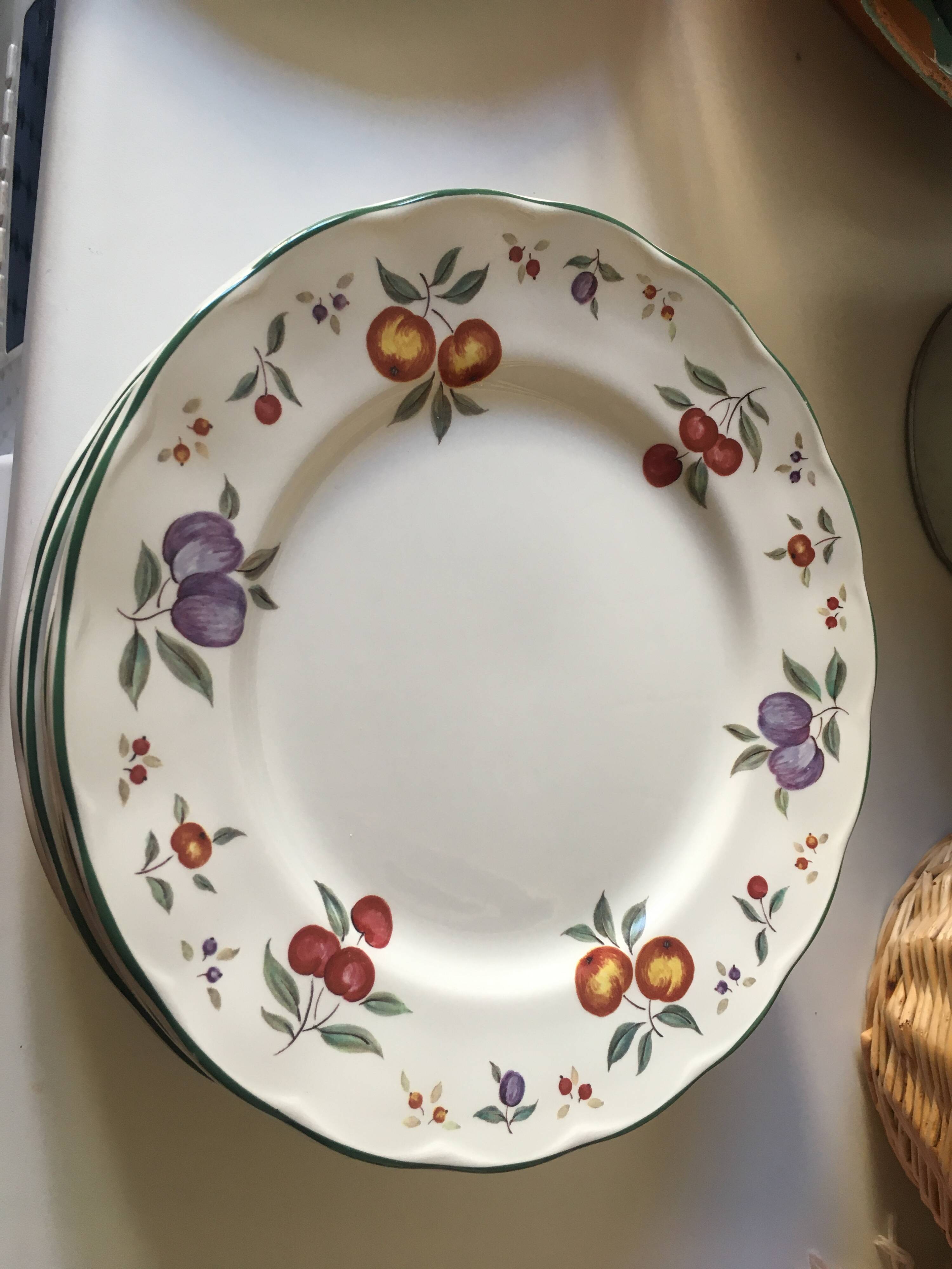 Set of 8 plates from Grindley