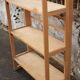 Folding bookseller's shelf