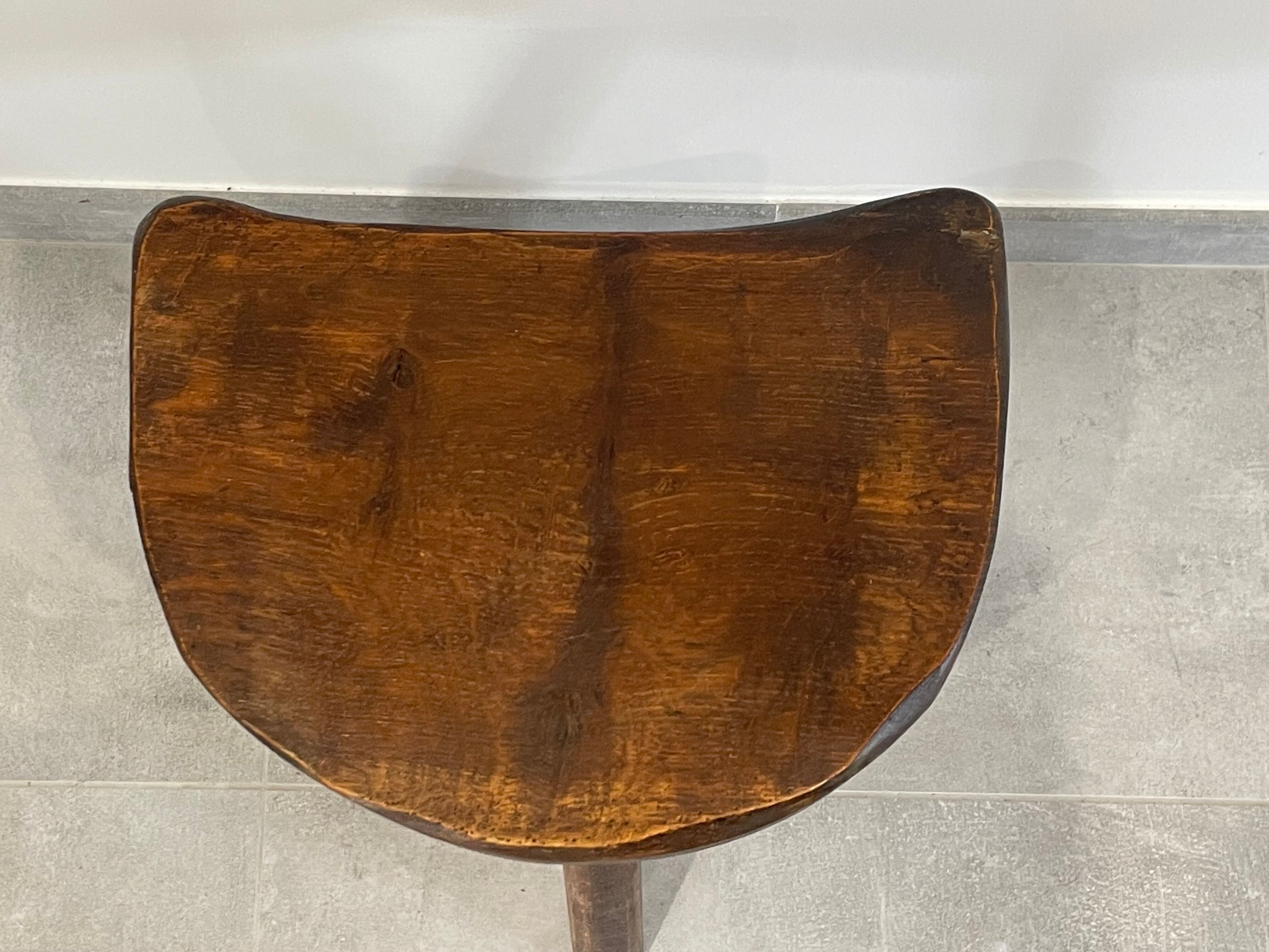 Brutalist tripod stool