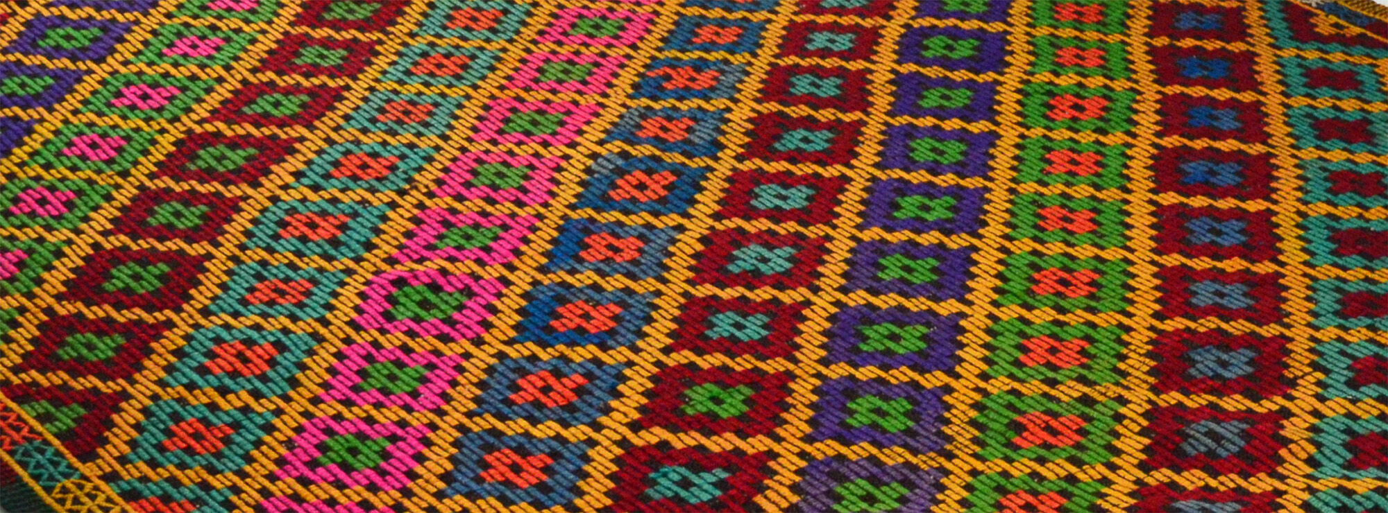 Anatolian handmade kilim rug 290 cm x 199 cm