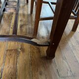 Set of wooden table and chairs