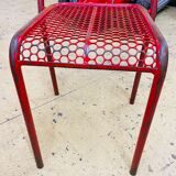 Chaise métal ajourée