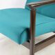 Fauteuil GFM-142 en velours vert par Edmund Homa, années 1970