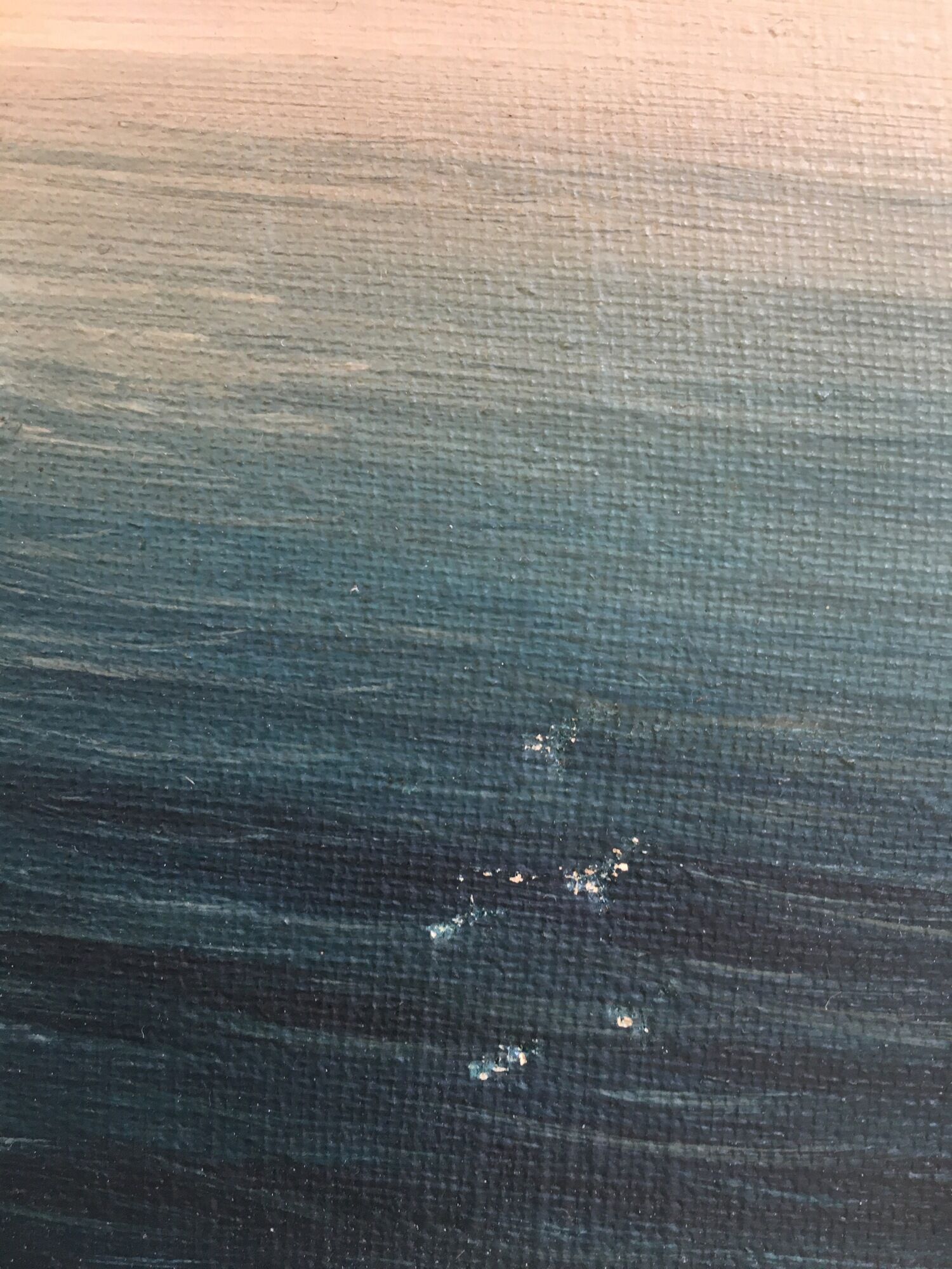 Oil on canvas raymond normand landscape "côte d'azur" 39x34 cm