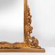 Wood-carved 20th century Louis XV style console mirror, France ca. 1970