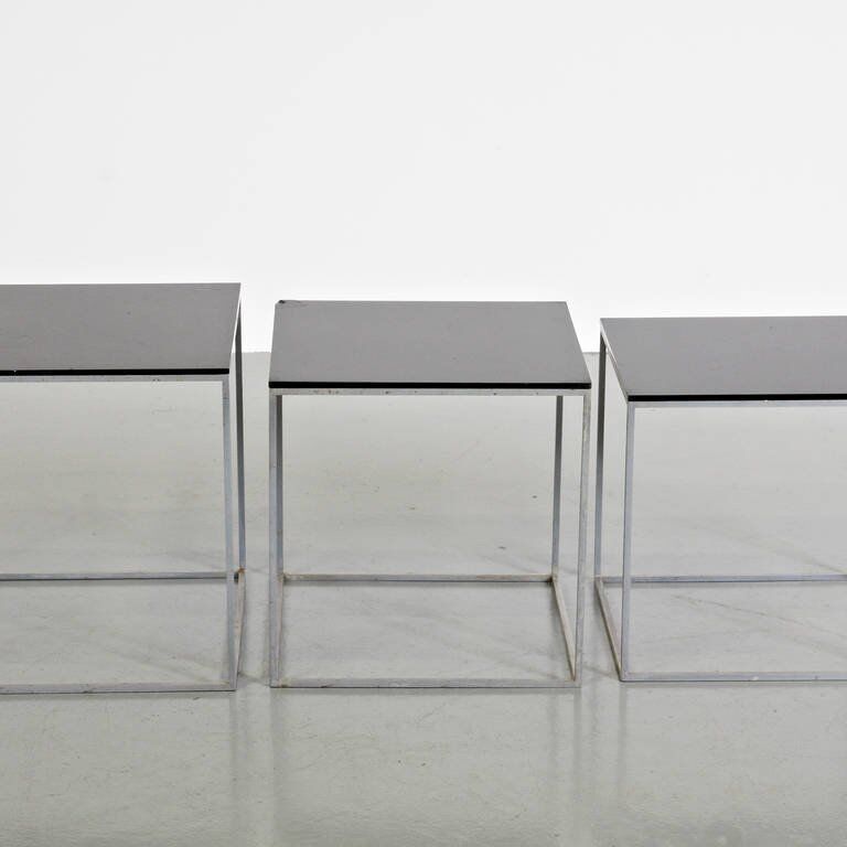 1960s Poul Kjaerholm PK71 Nesting Tables