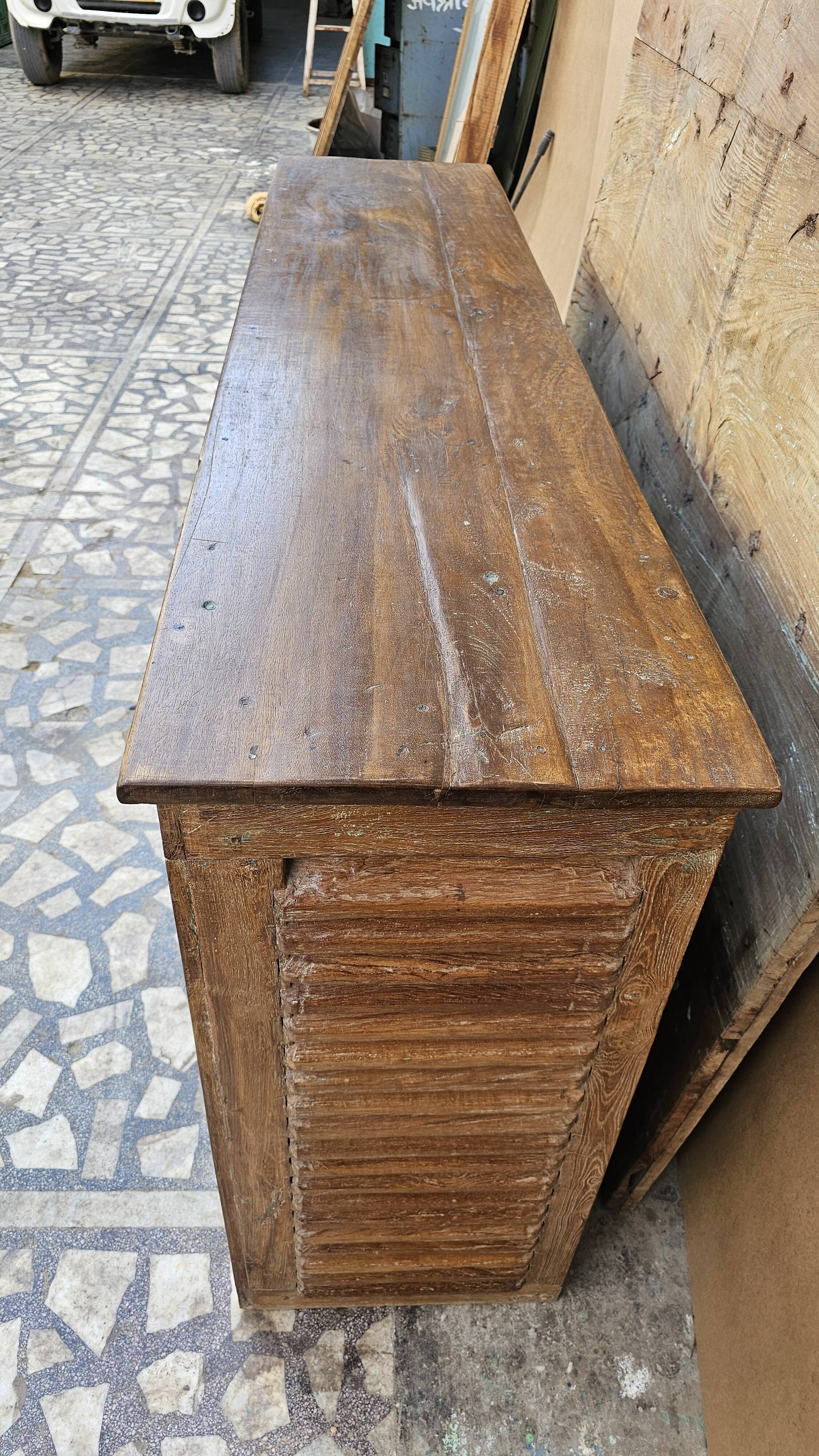 Old teak shop counter from Burma.