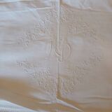 Antique embroidered duvet cover