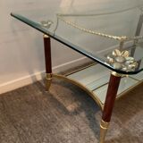 Italian coffee table Hollywood Regency style of the 70s