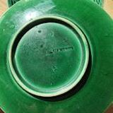 Set of dessert plates Sarreguemines – Art Nouveau earthenware, decoration