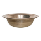 Large bowl, salad bowl, Bouillet Bourdelle cup in silver metal