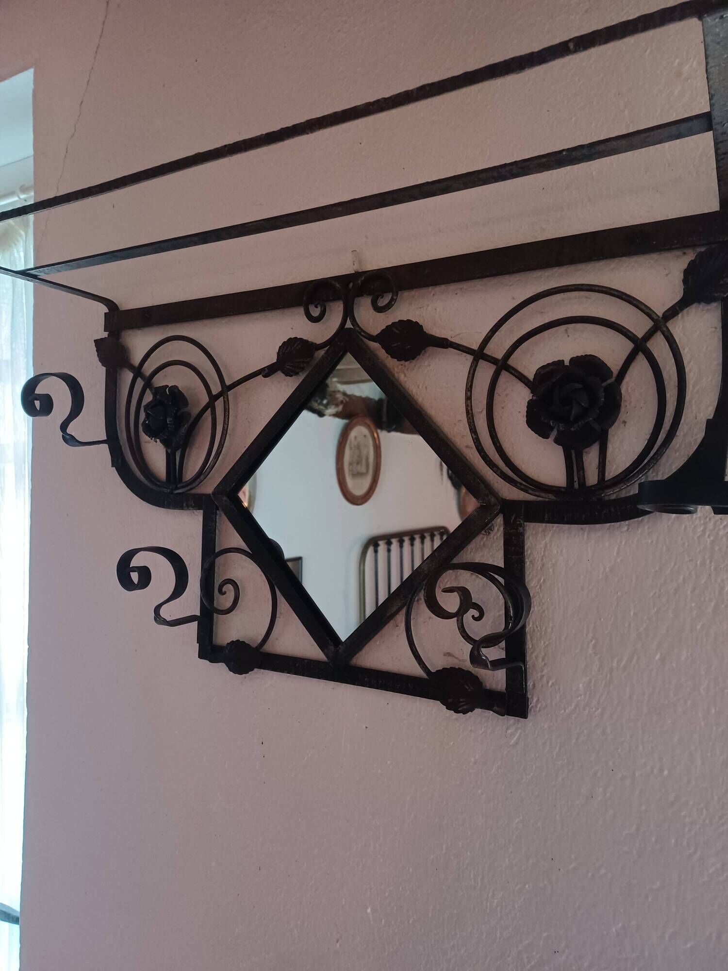 Coat Rack and Umbrella Rack Set 1925 black roses