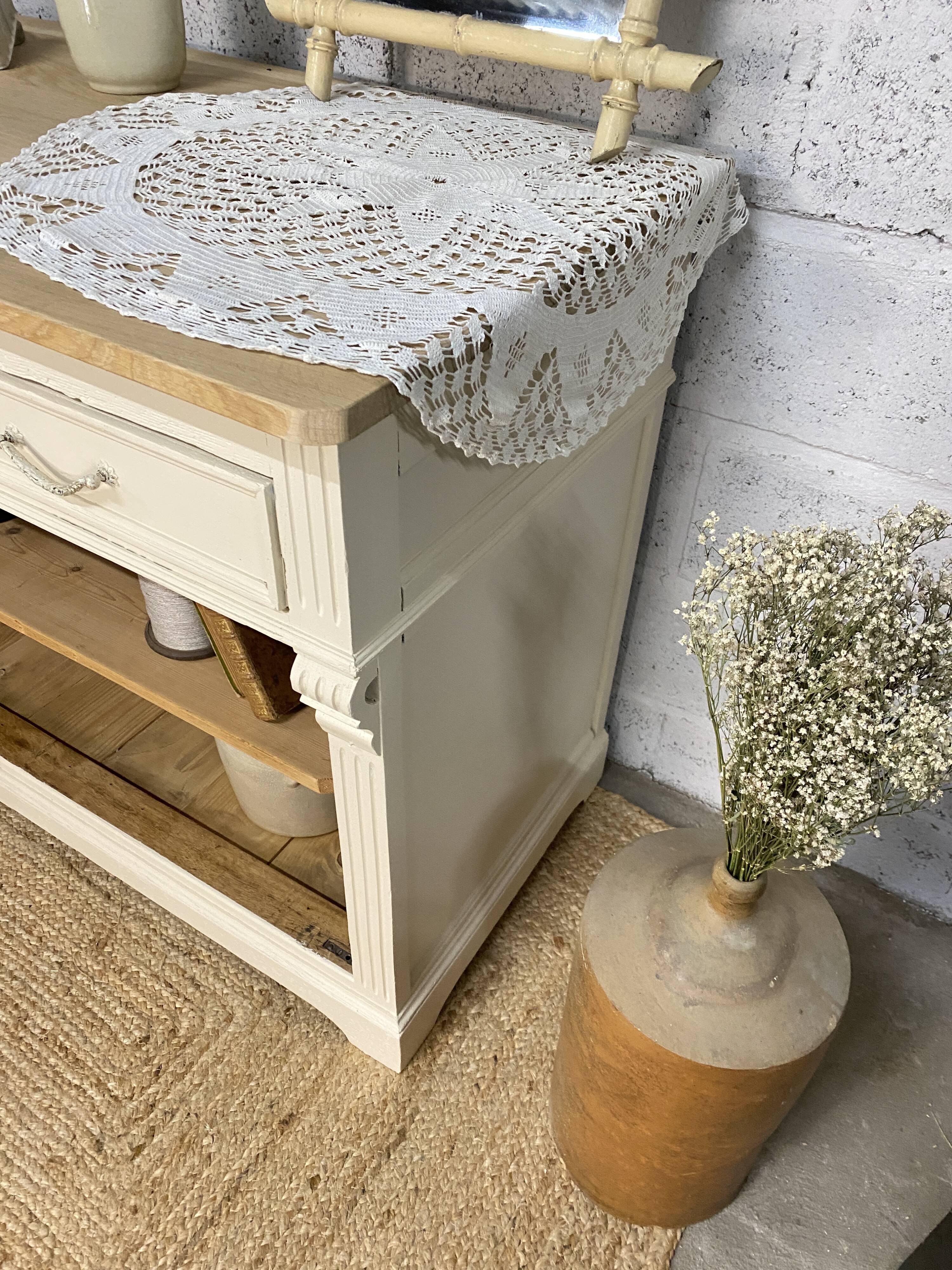 Renovated buffet oak top