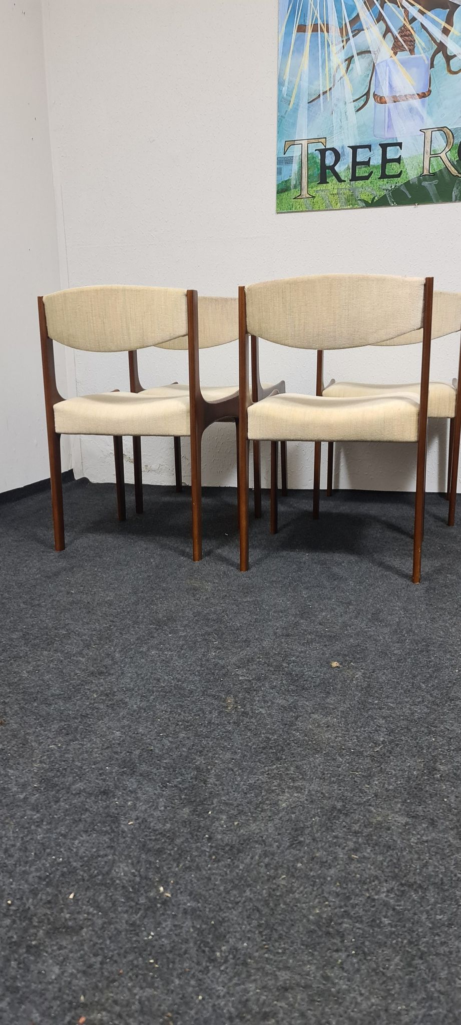 Table à manger vintage et chaises