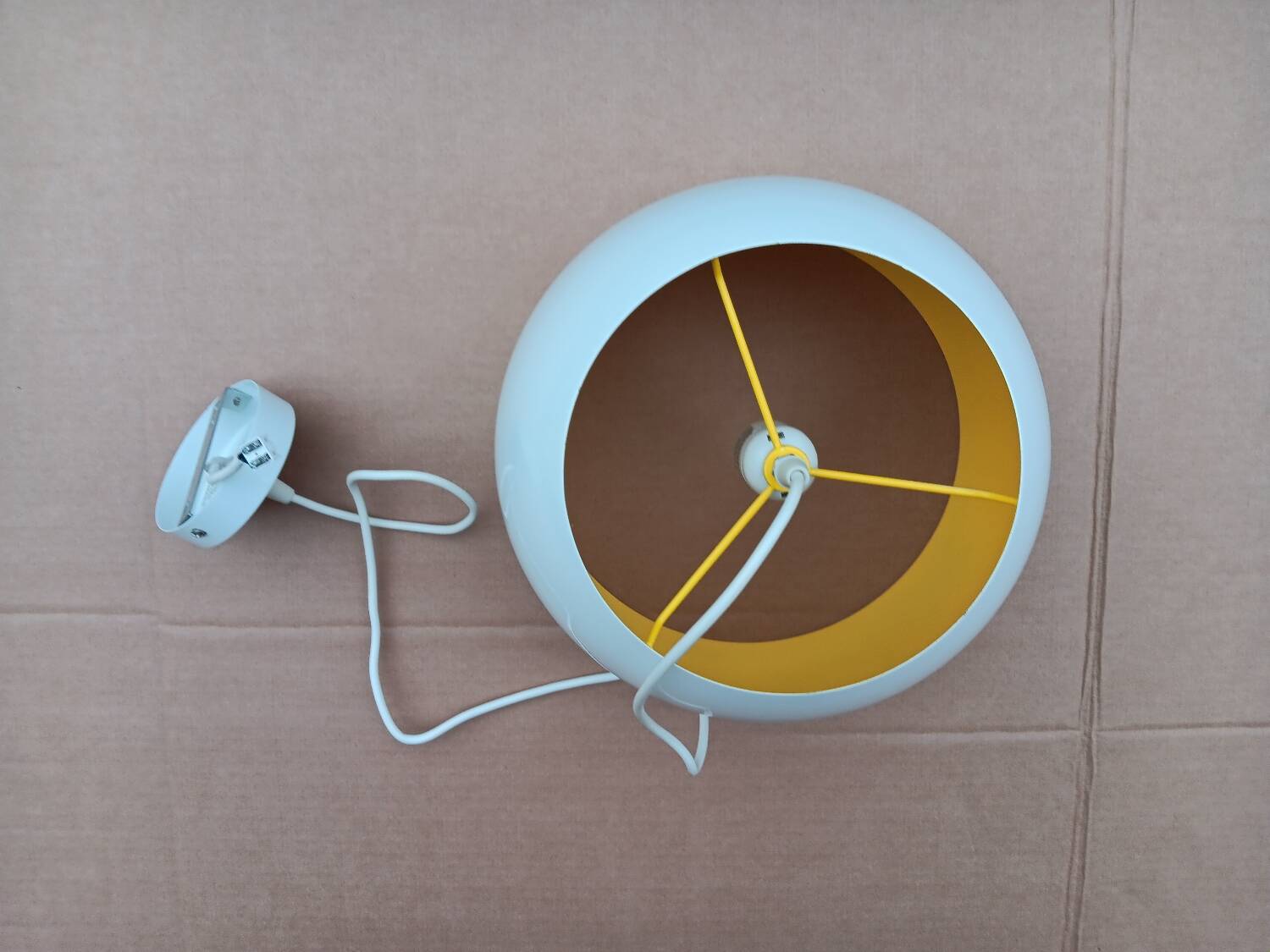 Space Age pendant lamp by Mathias