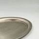 Vintage oval serving tray in stainless steel