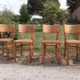 Lot of 4 bistro chairs