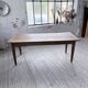 Solid oak farmhouse table with extensions (190-280cm) 1950