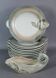 Fish service 12 plates and sauce boat Sarreguemines C947