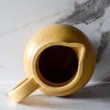 Natural stoneware pitcher
