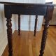 Table with turned legs