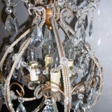 Balloon chandelier with tassels