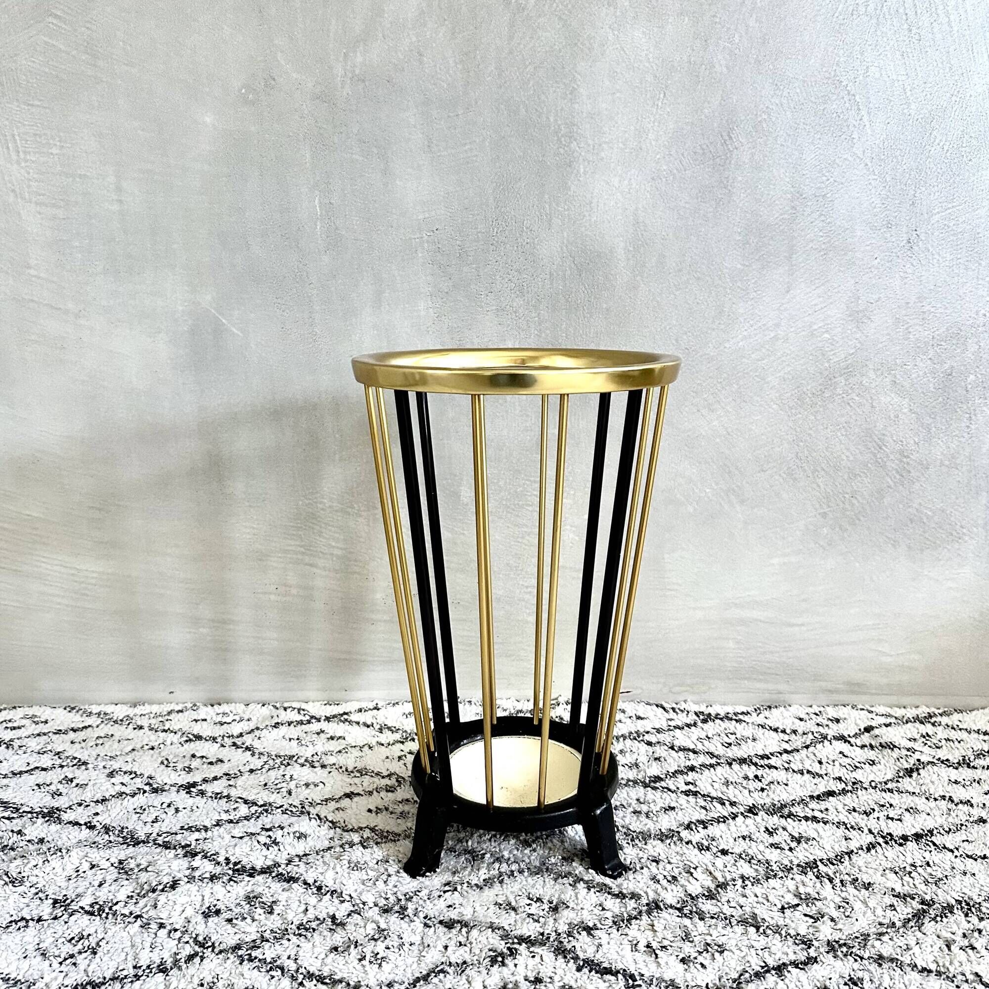 Mid-Century Umbrella Stand, Umbrella Holder, Walking Stick, 1960s Vintage