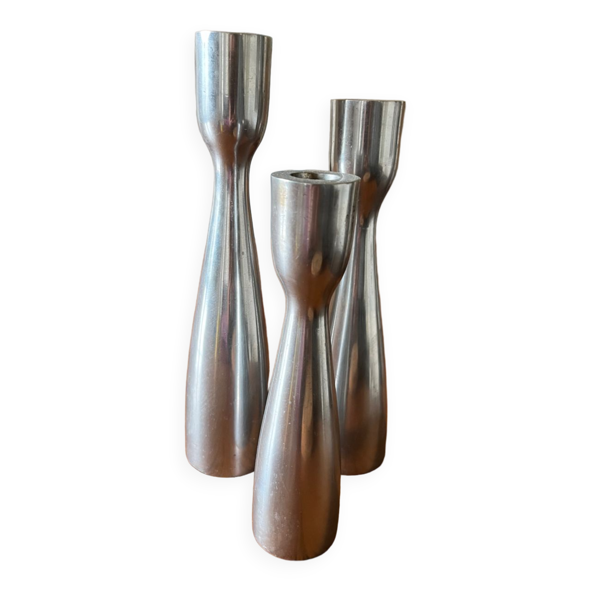 Aluminum candle holders (three/3)