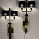 Pair of 1950s wall lights