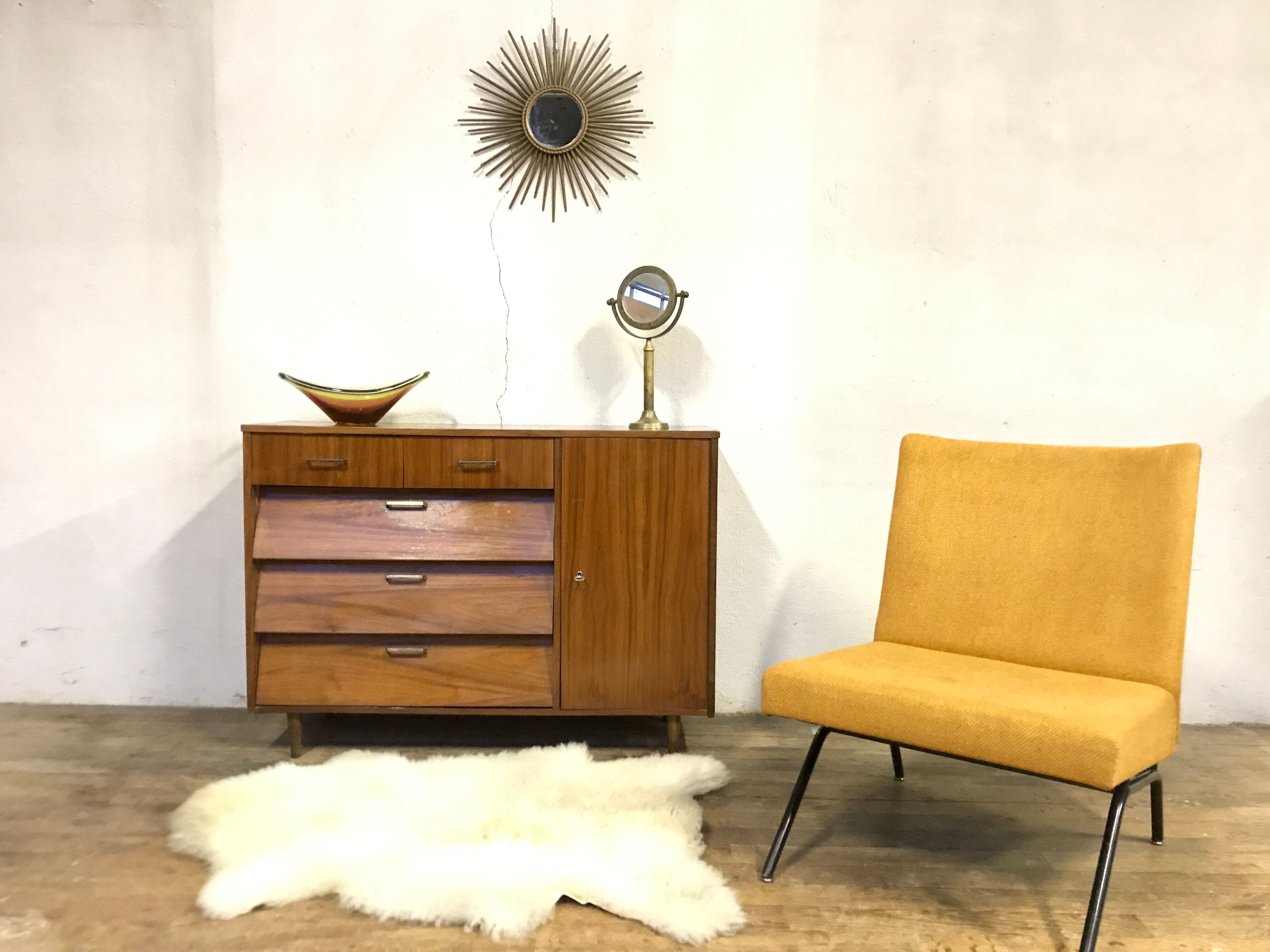 Vintage teak chassure furniture 1960