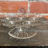 Series 11 PYREX Shell-Shaped Scallop Dishes Moulded Glass France