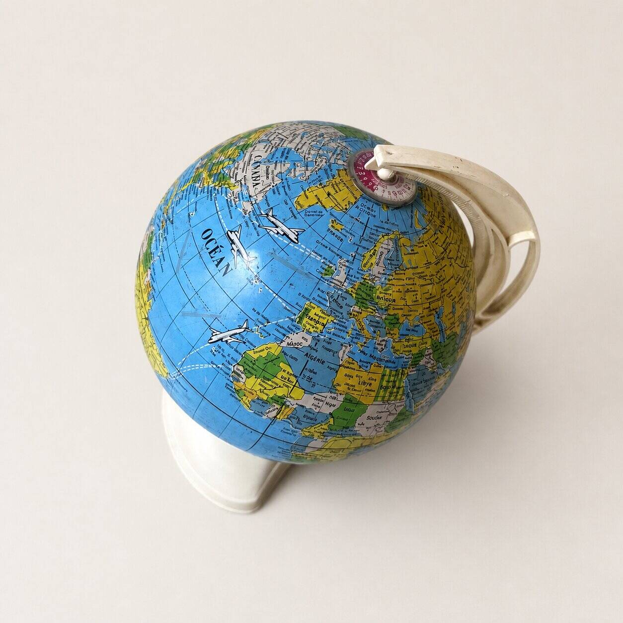 Globe terrestre vintage