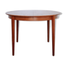 Expandable round table made in Denmark Johannes Andersen