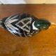 Vintage michel caugant duck-shaped ceramic terrine, france