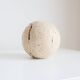 Vintage travertine decorative sphere, 1980s, Italy.