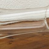 Vase en verre soufflé transparent
