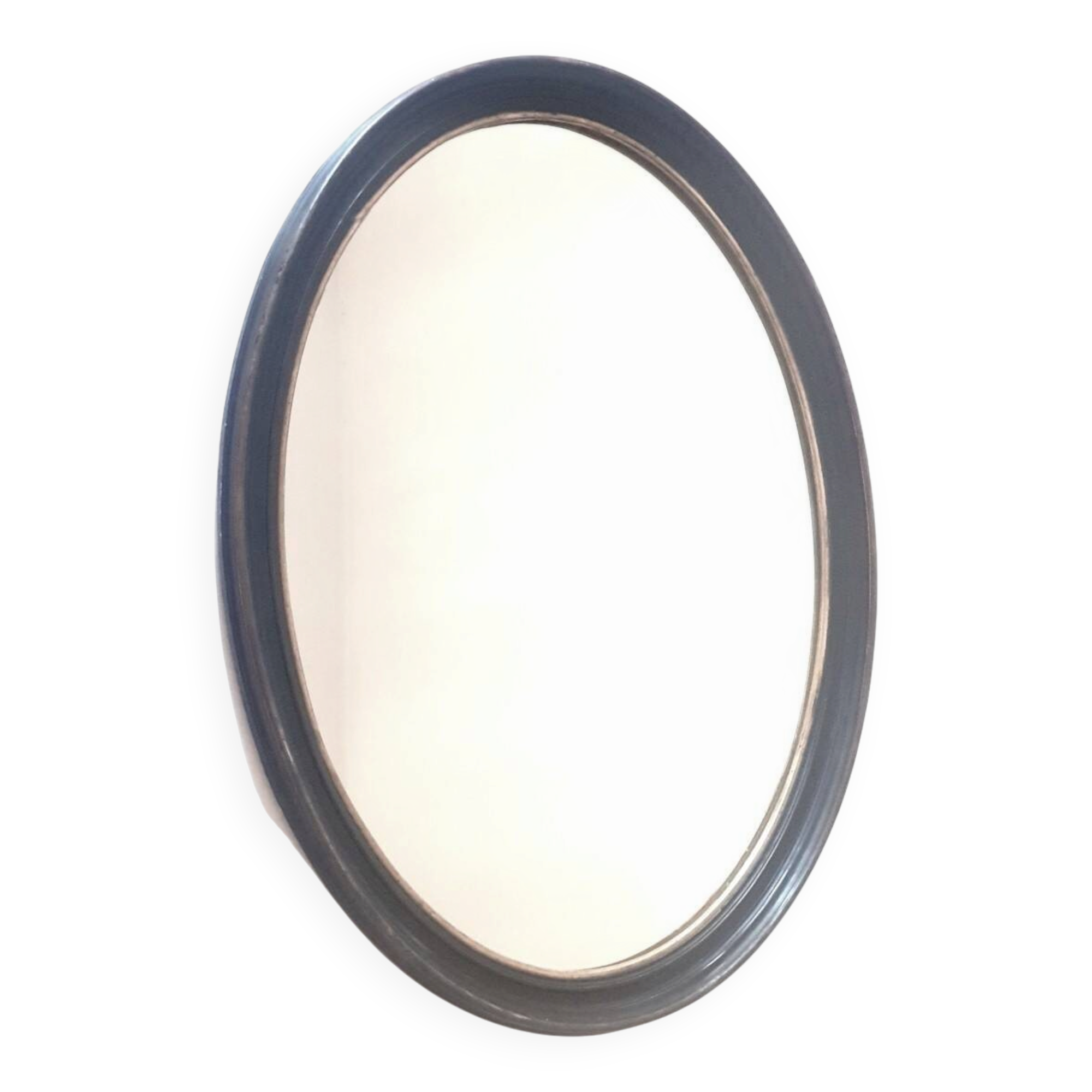 Large oval Louis-Philippe mirror 19th century