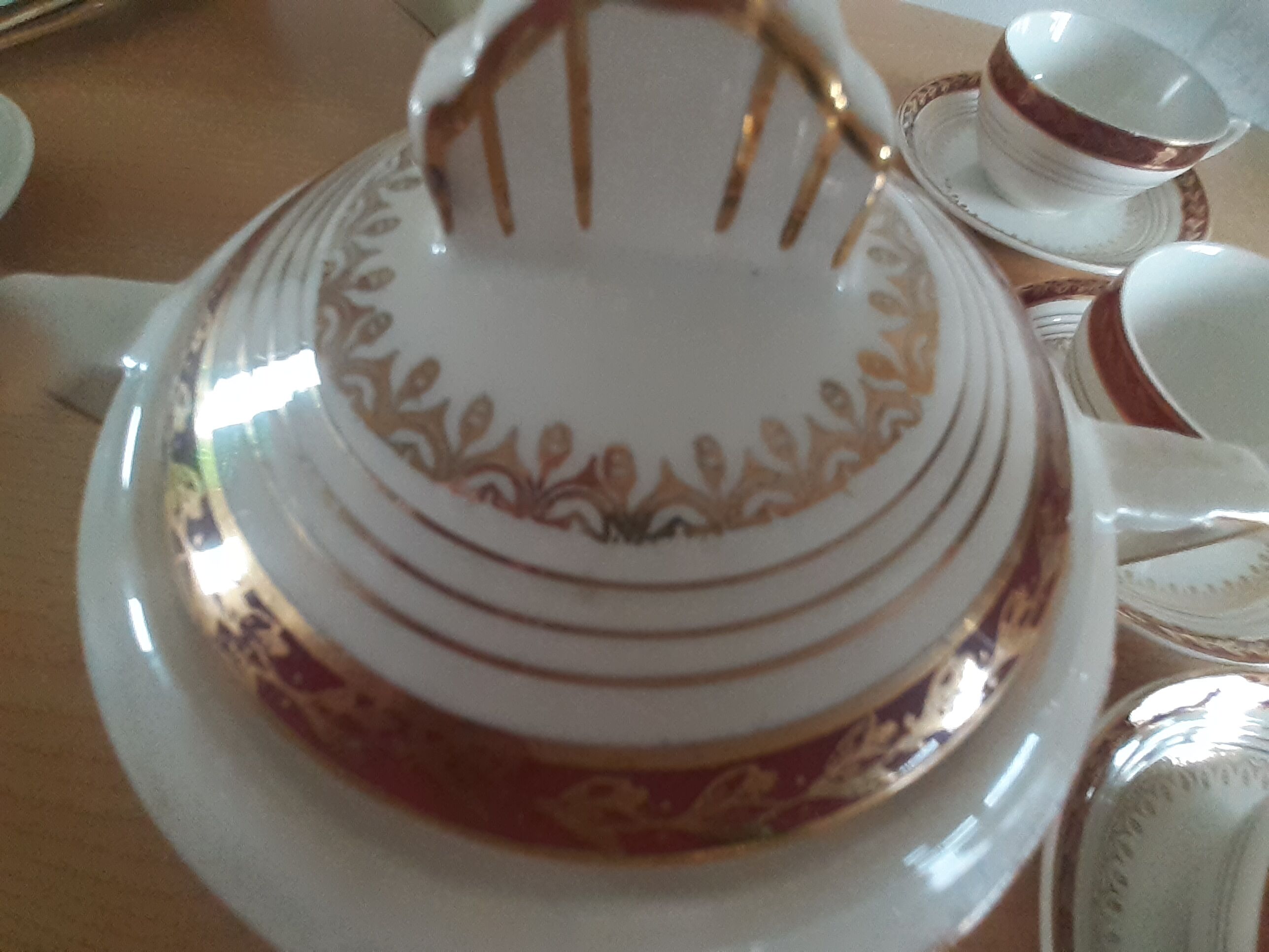 Ceranord coffee service, Saint Amand, Empire model