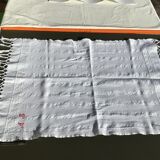 Monogram towel AB honeycomb cotton fringed old