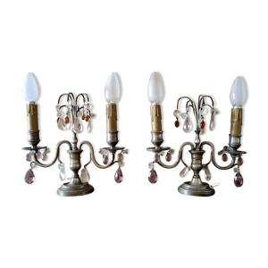 Paire de lampes  girandoles