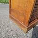 Art Deco filing cabinet with curtain 120 cm